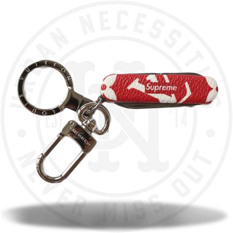 Louis Vuitton x Supreme 2017 Monogram Pocket Knife Key 